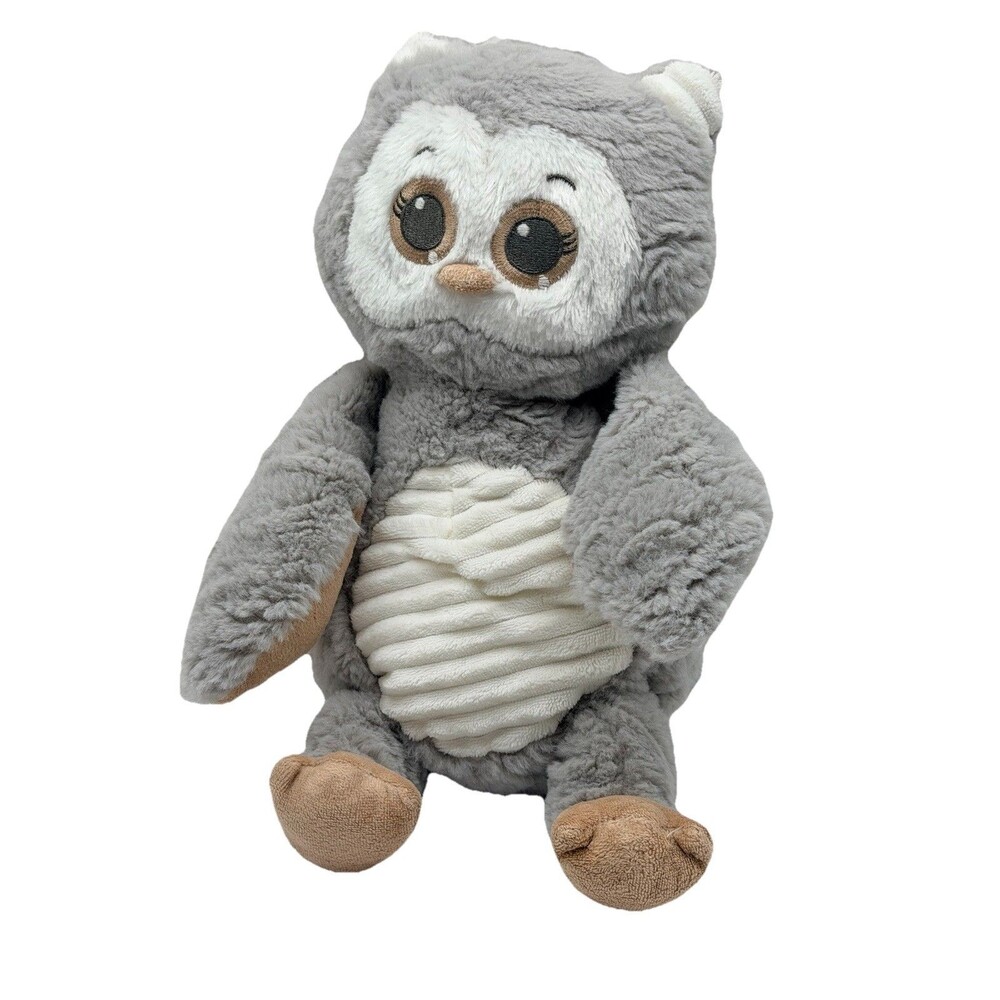 Bearington Baby Owlie Hugs-A-Lot Plush Owl Stuffed Animal 14” Soft Toy Washable